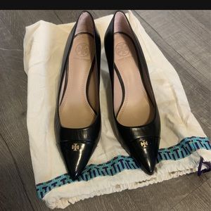 Black Tory Birch Pumps